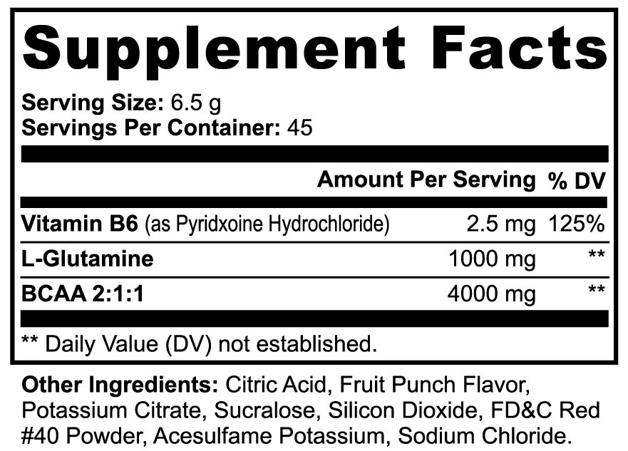 HERMES BCAAS (FRUIT PUNCH)
